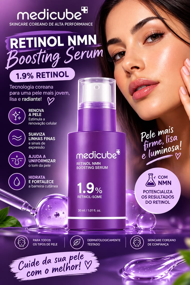 Medicube Retinol NMN Boosting Serum 1.9% Youthful-Looking & Premium Korean Skincare Serum