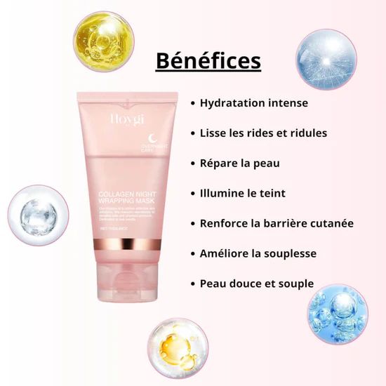 Collagen Peel Off Night Mask – Luxury Firming & Deep Hydration Glow Treatment