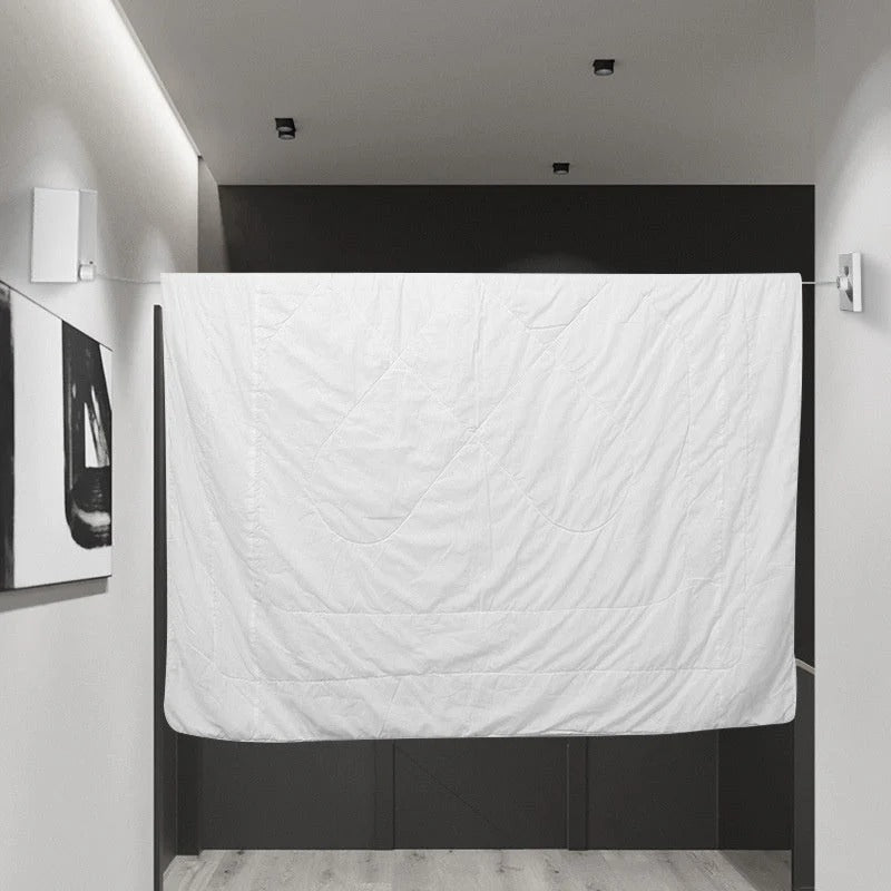 Retractable Telescopic Clothesline Rope for Indoor & Outdoor Clothes Drying